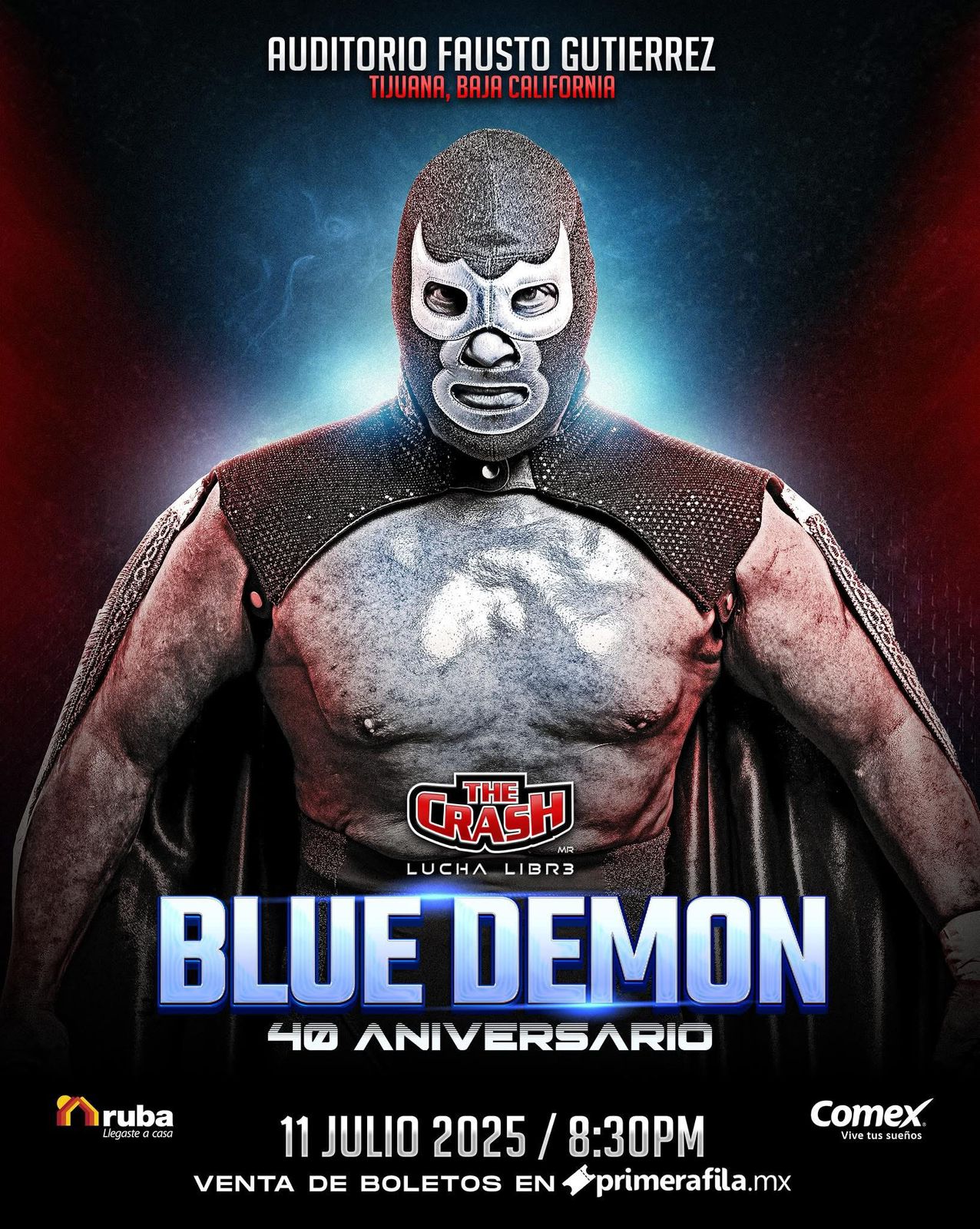 The Crash Blue Demon 40 Aniversario en Tijuana 2025